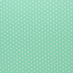 Baumwolle - Sternchen 1cm mint